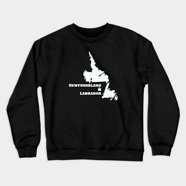 Canada Newfoundland & Labrador Knockout Crewneck Sweatshirt by loudestkitten